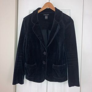 ❤️BCBG MAXAZRIA black velvet blazer jacket